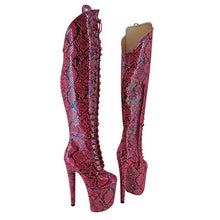 Load image into Gallery viewer, 8&quot; Knee High - Snakeskin Print
