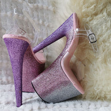 Load image into Gallery viewer, 8&quot; Pole Heels - Glitter
