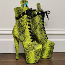 Load image into Gallery viewer, 8&quot; Ankle Boots - Slinky Venom
