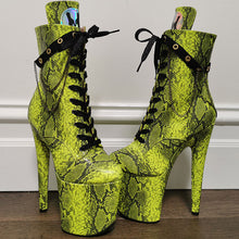 Load image into Gallery viewer, 8&quot; Ankle Boots - Slinky Venom
